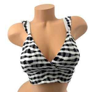 NEW Offline by Aerie Real Me Xtra Stretch Medium Support Gingham Sports Bra